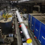 A gas and oil processing reactor