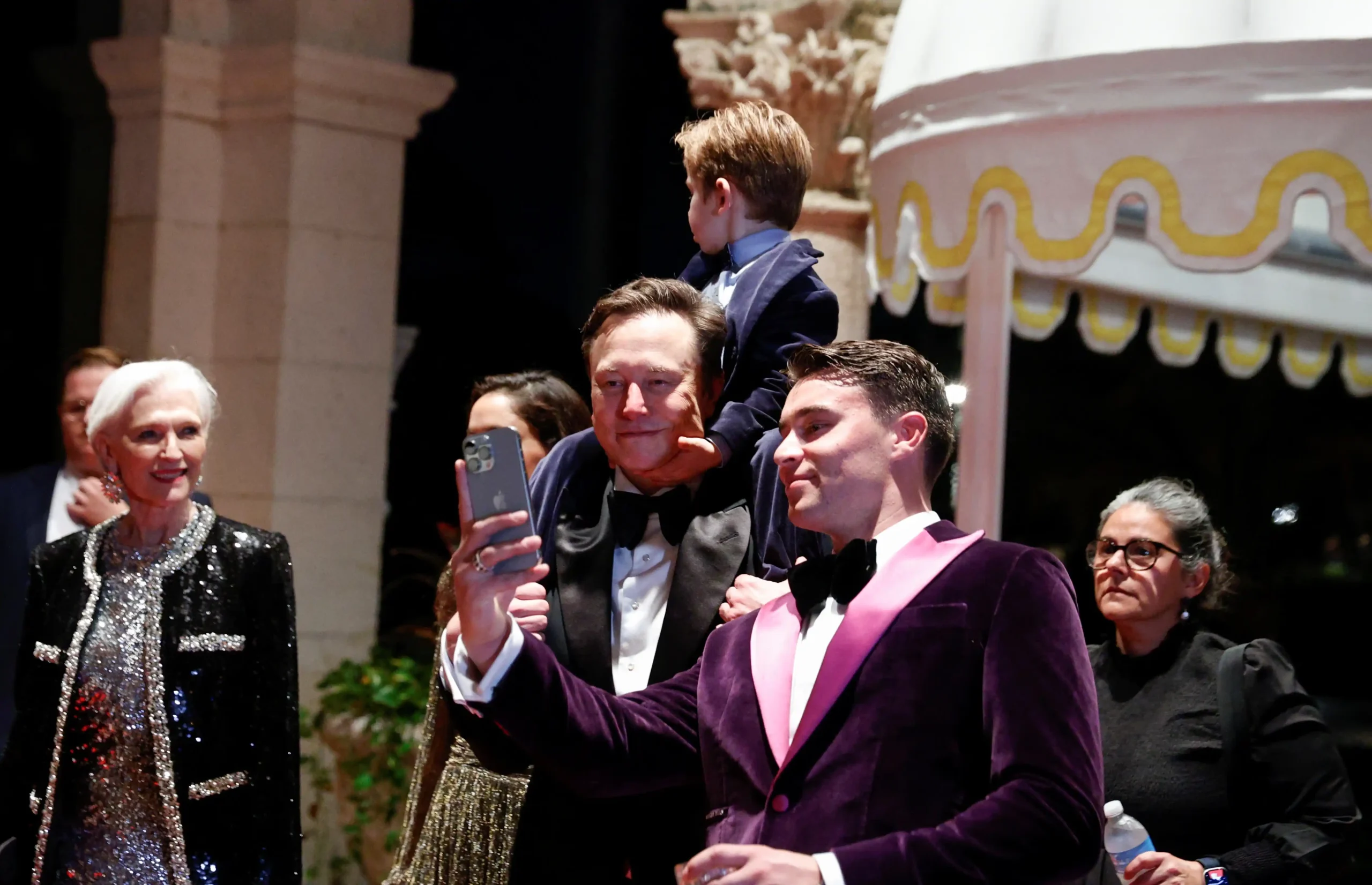 Elon Musk in Mar-a-Lago