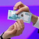 Newly designed Russian 1000-rouble banknote