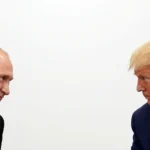 Президент США Дональд Трамп и президент России Владимир Путин