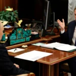 Russian President Putin Meets with Daniil Yegorov