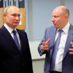 Vladimir Potanin, the billionaire and Russian President Vladimir Putin