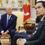 Марко Рубио и президент Дональд Трамп