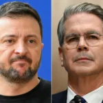 Министр финансов США Скотт Бессент и Владимир Зеленский