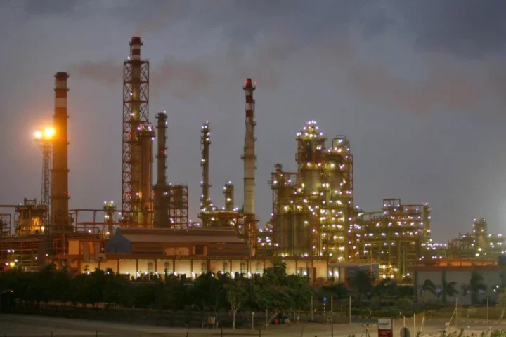 Refinery in the western Indian state of Gujarat