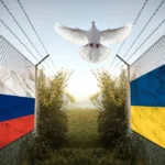 Символическое изображение мира после конфликта