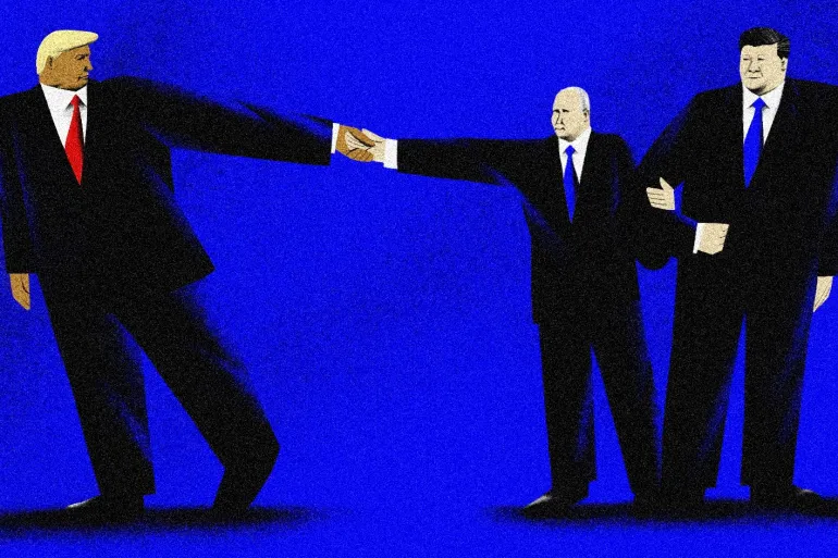 Путин, Трамп и Си