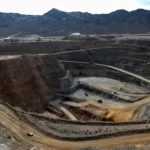 Вид на карьер по добыче редкоземельных металлов
