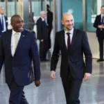 Britain's Foreign Secretary David Lammy and French Foreign Minister Jean-Noel Barrot