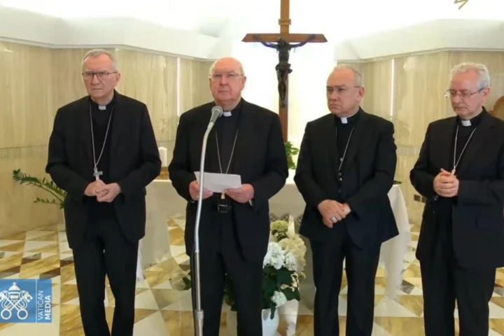 the announcement was made by Cardinal Farrell