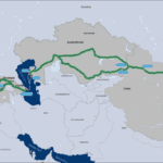 Map of the Middle Corridor route