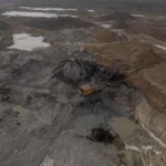 open-pit titanium mine