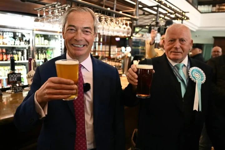 Лидер партии «Реформы» в Великобритании Найджел Фарадж