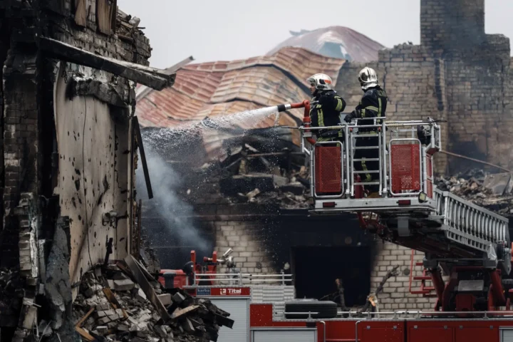 Пожарные в Киеве