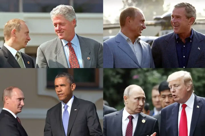 Путин и американский-президенты