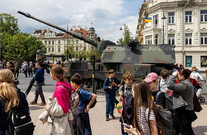 на улице в Германии