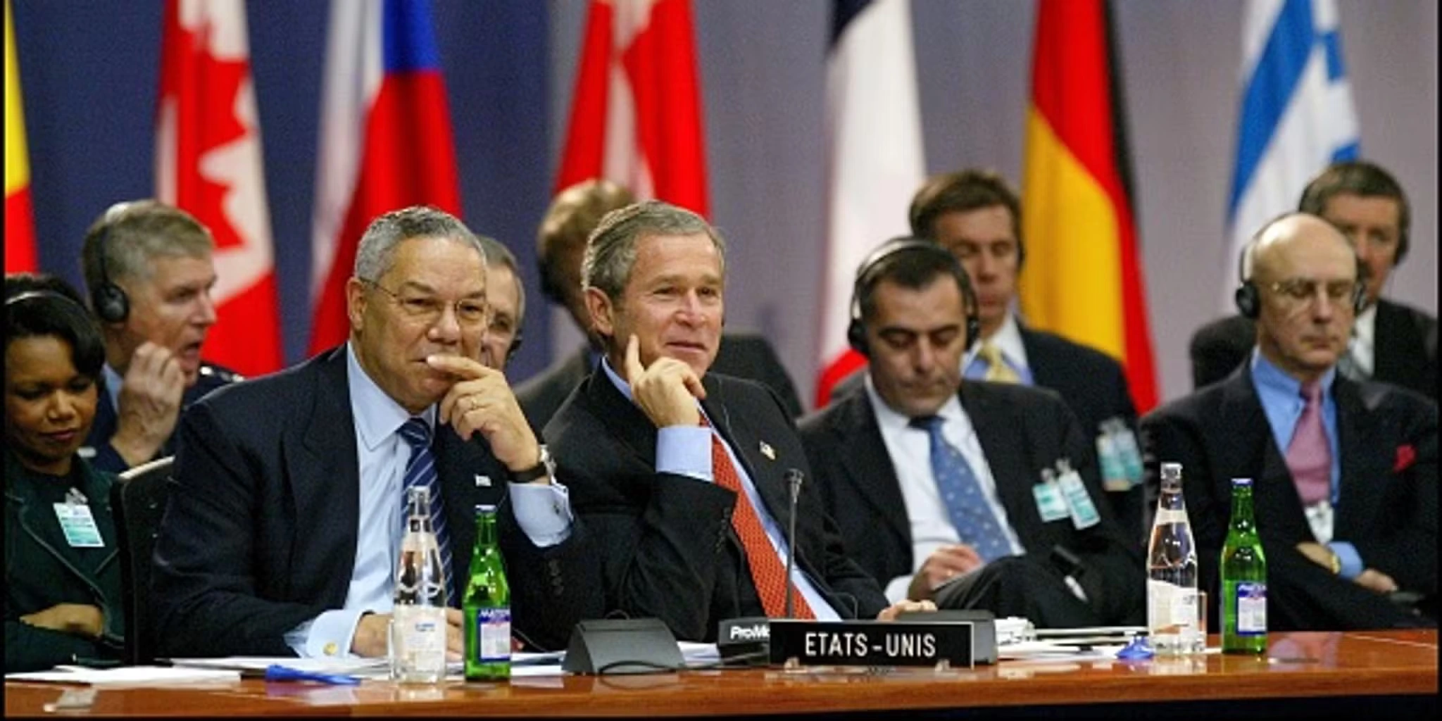 Рамсфельд и Буш