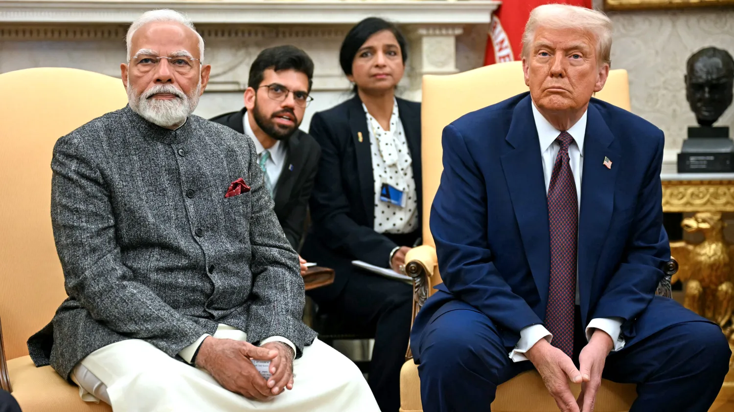 Narendra Modi and President Trump