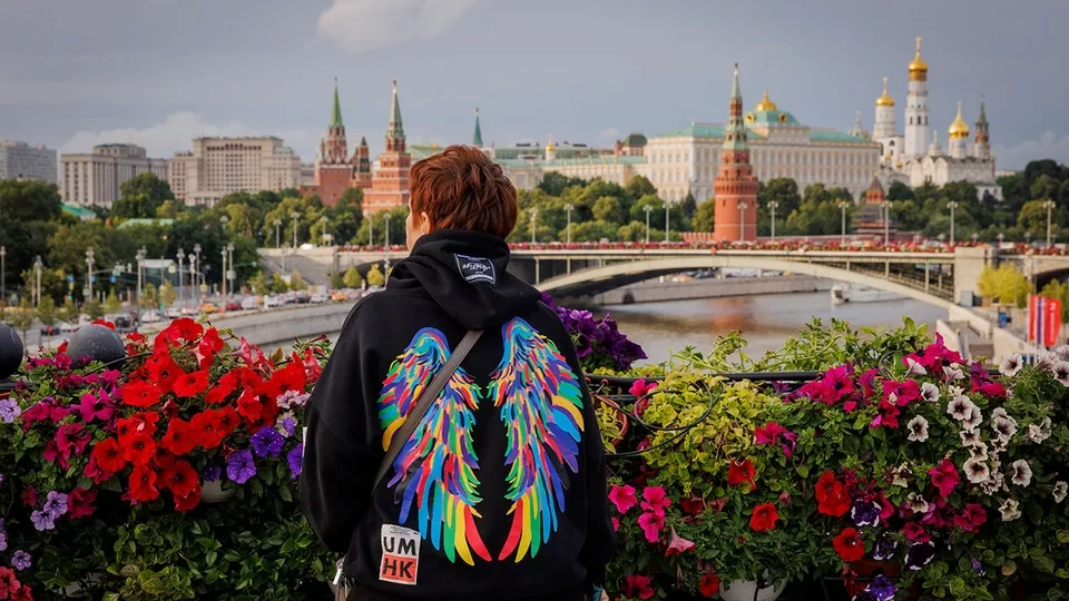 Москва в цветах