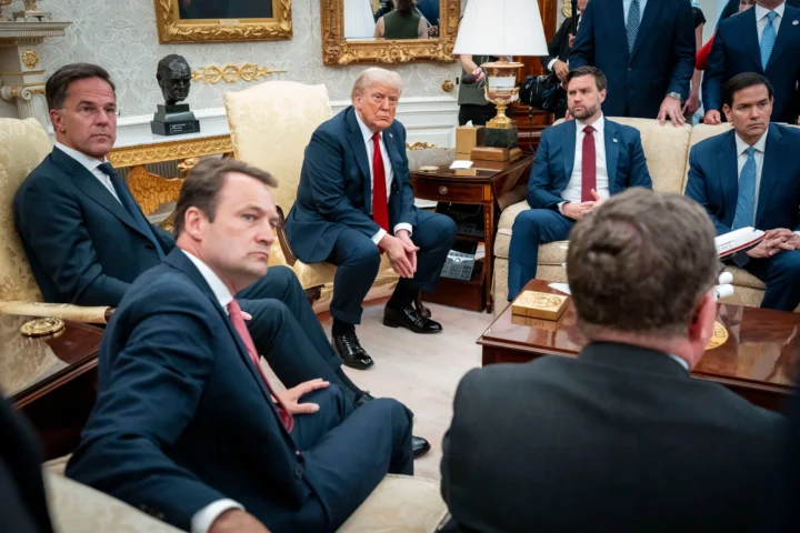 Президент Трамп и Марк Рютте