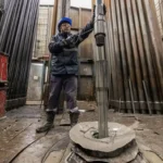 Bohrplattform für Erdgas