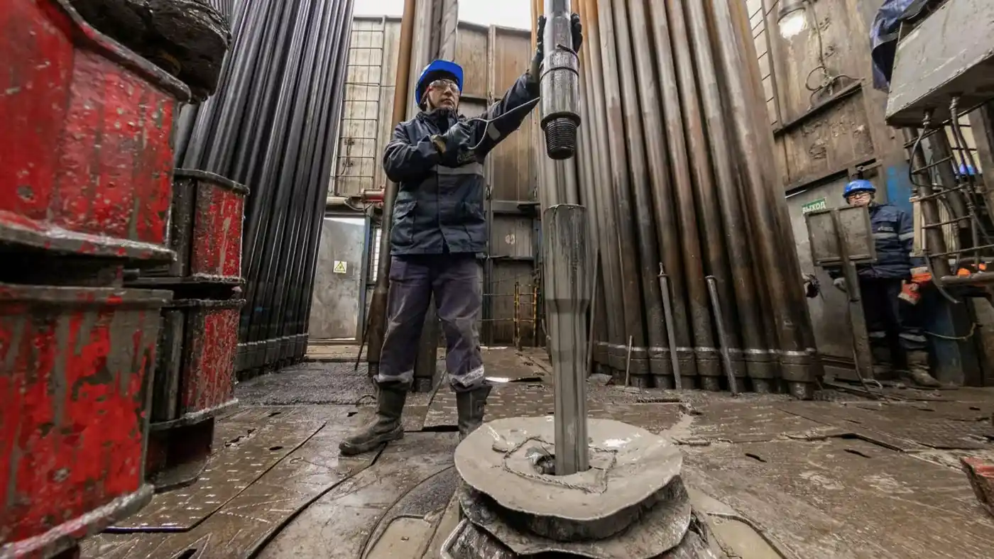 Bohrplattform für Erdgas