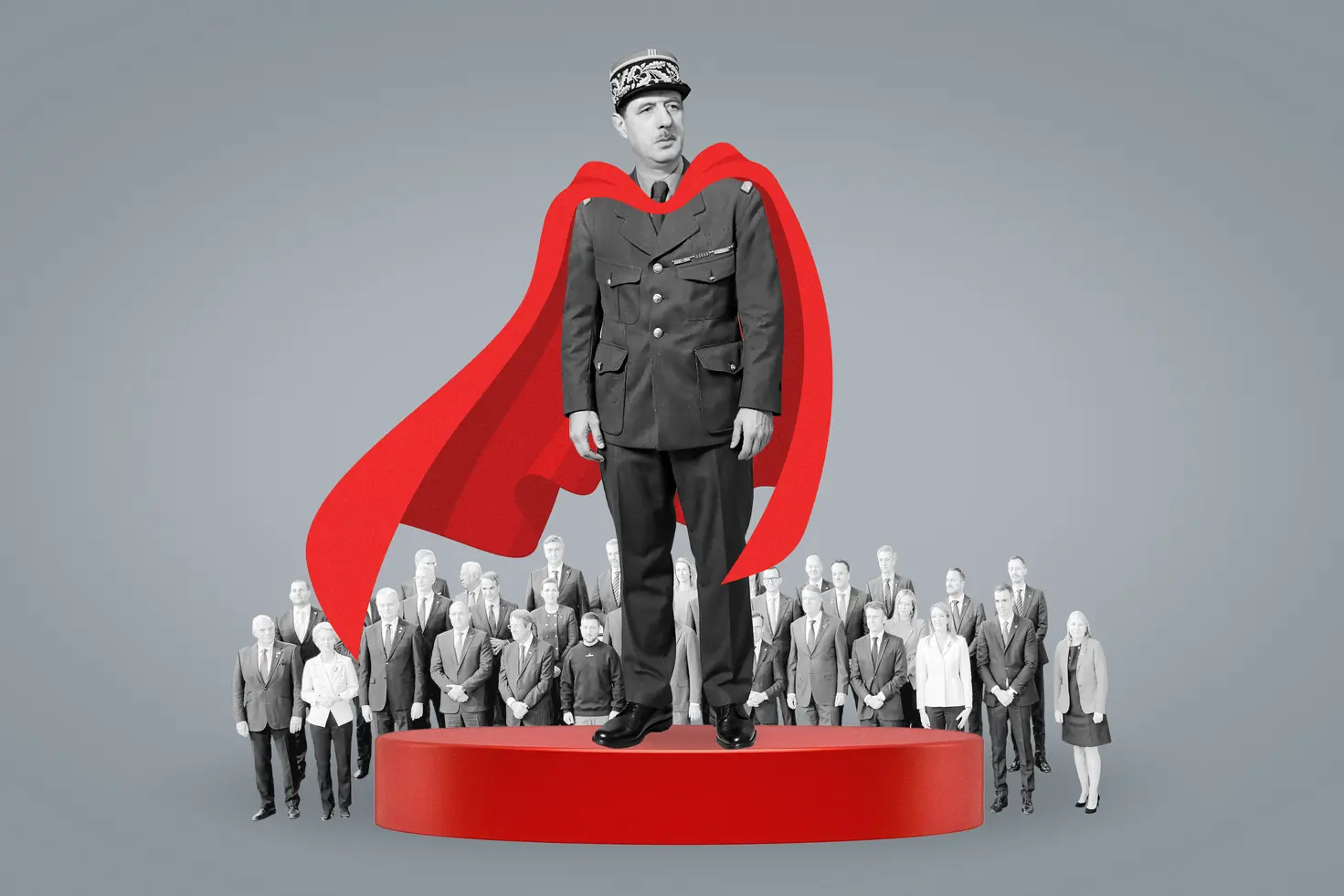 под плащем де Голля