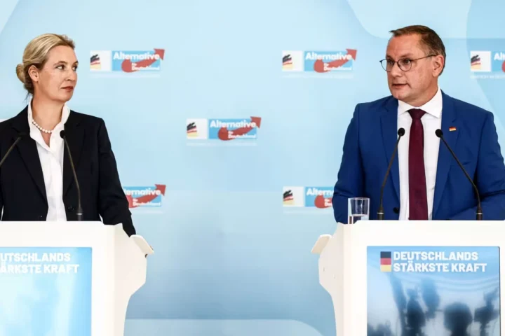 Алиса Вайдель и Тино Хрупалла