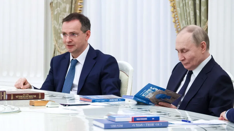 Vladimir Medinsky and Putin