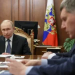 Владимир Путин на встрече в Кремле