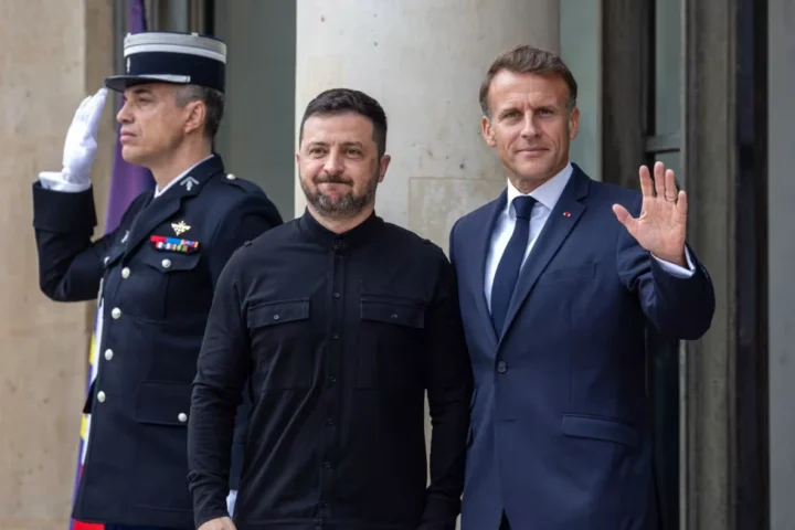 Selenskyj und Macron