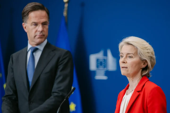 Mark Rutte und Ursula von der Leyen