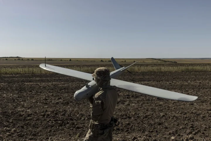 Украинский оператор дрона