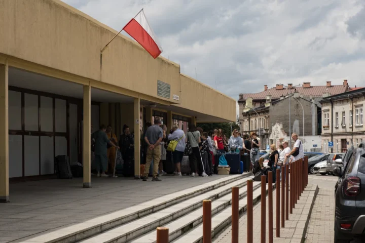 ukrainischen Ankömmlinge