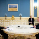 Владимир Зеленский и Дэн Дрисколл