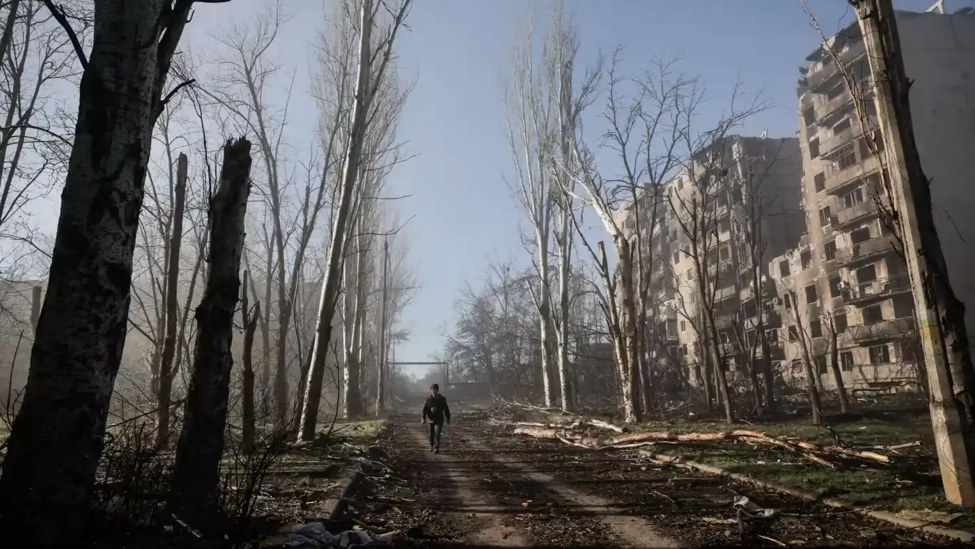 разрушенные дома