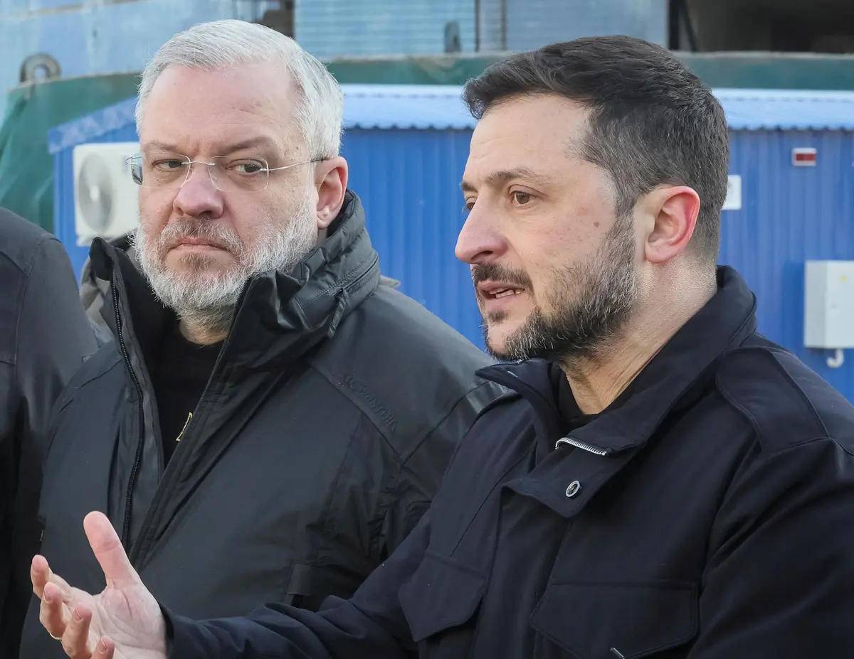 Владимир Зеленский и Герман Галущенко