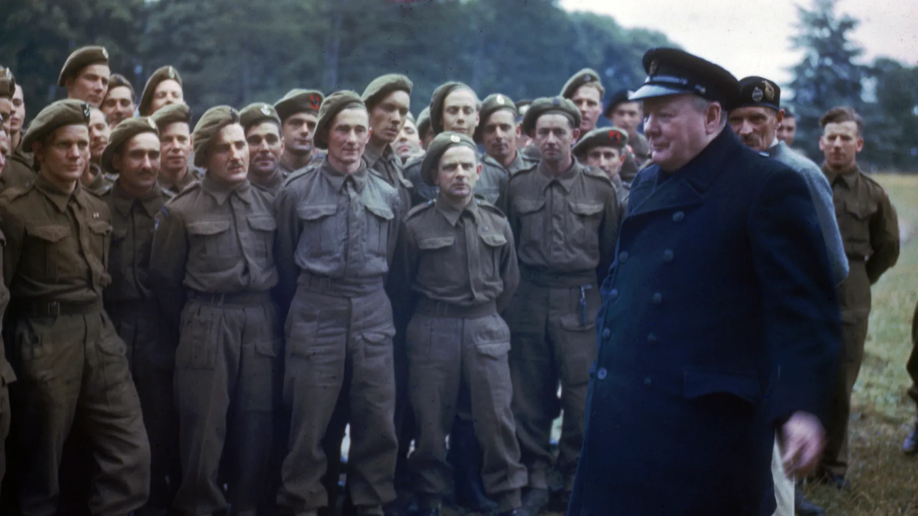 Премьер-министр Великобритании Уинстон Черчилль