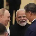 Владимир Путин, Нарендра Моди и Си Цзиньпин