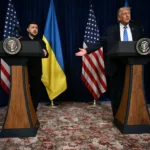 Зеленский и президент Трамп